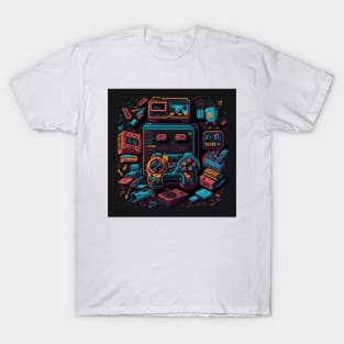 Retro Gamer T-shirt T-Shirt T-Shirt